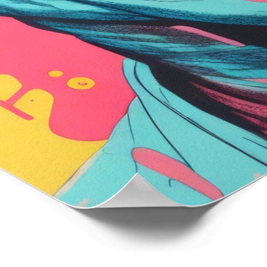 Party vibes: der Geist des Felsens Poster (Ecke)