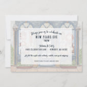 Party "Vintag Clock Shop Silvester" Einladung (Rückseite)