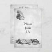 Party Vintage Kunst Einladungen buchen (Vorne/Hinten)