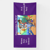 Party Vinyl Banner für den Krebs (Vertikal)