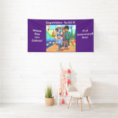 Party Vinyl Banner für den Krebs (Insitu)