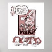 Party-Virus Poster (Vorne)