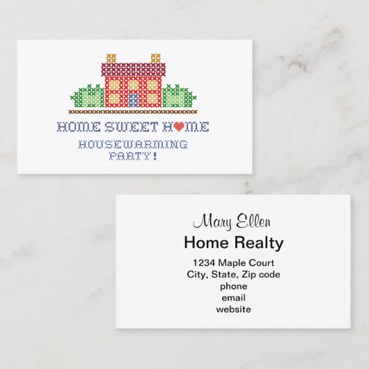 Party Visitenkarte (Vorne/Hinten)