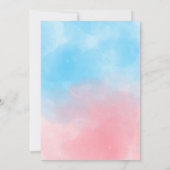 Party von Jungen oder Mädchen Einladung (Rückseite)