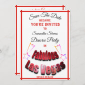 Party von Las Vegas Fabulous Stars - Save The Date (Vorne/Hinten)
