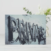 Party von Männern Einladung (Stehend Vorderseite)