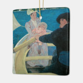Party von Mary Cassatt, Vintage Kunst Keramikornament (Links)