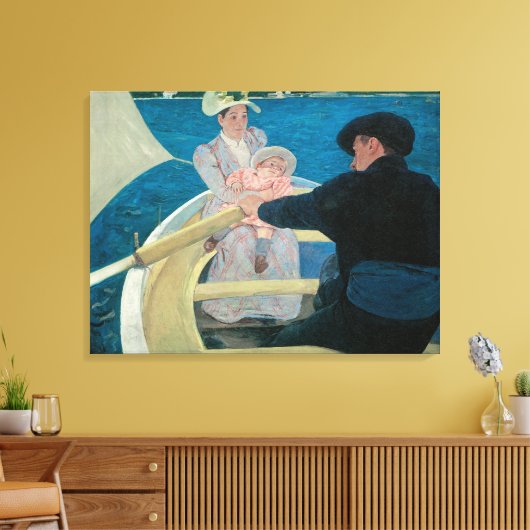Party von Mary Cassatt, Vintage Kunst Leinwanddruck (Insitu (Wohnzimmer))