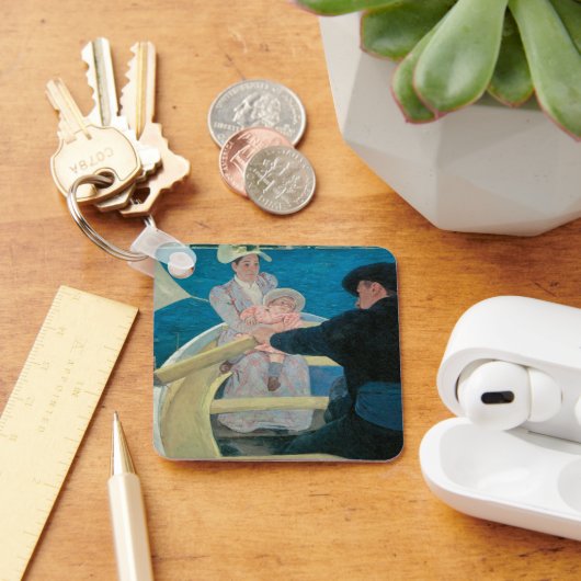 Party von Mary Cassatt, Vintage Kunst Schlüsselanhänger (Schreibtisch)