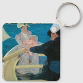 Party von Mary Cassatt, Vintage Kunst Schlüsselanhänger (Rückseite)