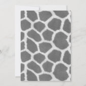 Party von Tieren | Wild Animal Birthday Dankeskarte (Rückseite)