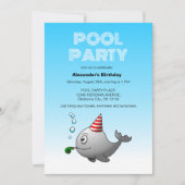 Party-Wal Einladung (Vorderseite)