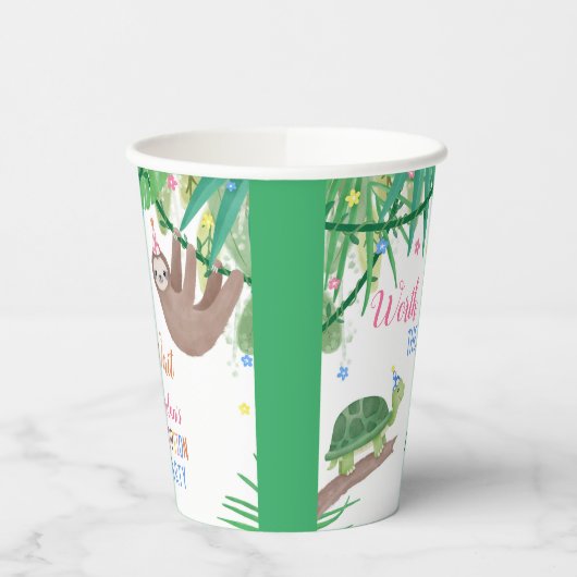 Party Warte Adoption Pappbecher (Links)