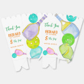 Party Wasserfarbe Pickleball Geburtstag Thema Geschenkschachtel (Ungeklappt)