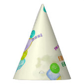 Party Wasserfarbe Pickleball Geburtstag Thema Partyhütchen (Links)