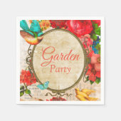 Party Wasserfarben Serviette (Vorderseite)