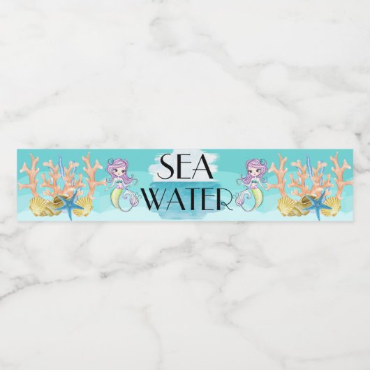 Party Wasserflaschenetikett (Einzelnes Label)