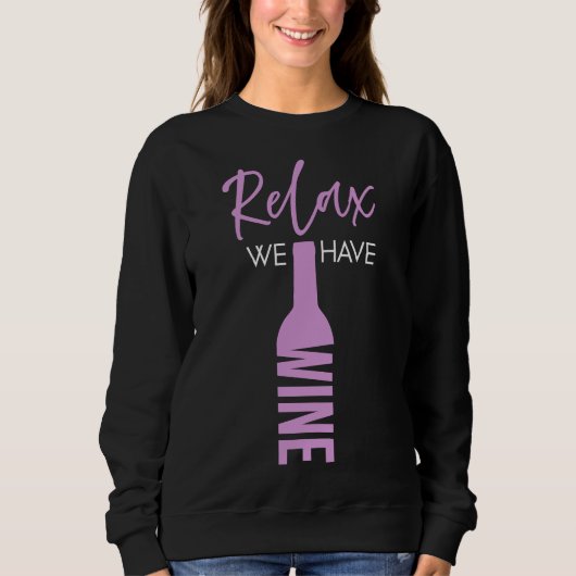 Party Weinkultur und Erde Sweatshirt (Vorderseite)