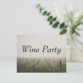Party Weinkultur und Erde Weinroute Mendrisiotto Einladungspostkarte (Stehend Vorderseite)