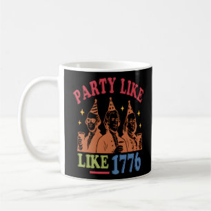 Party wie 1776 Retro Vintag Kaffeetasse