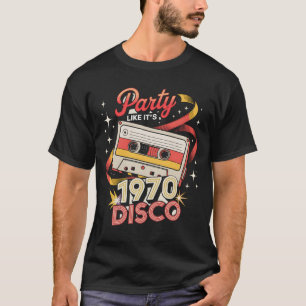 Party wie 1970 Disco Funky Party 70er Groove T-Shirt