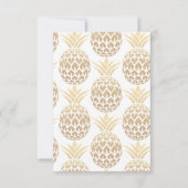 Party wie Ananas Einladung zum 16. Geburtstag (Rückseite)