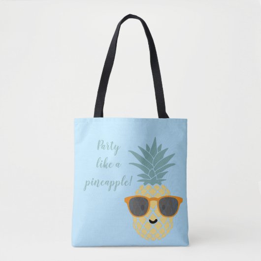 Party wie Ananas, Sommer Tasche (Vorderseite)
