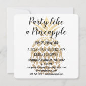 Party wie ein Ananas-Brautparty Einladung (Vorderseite)