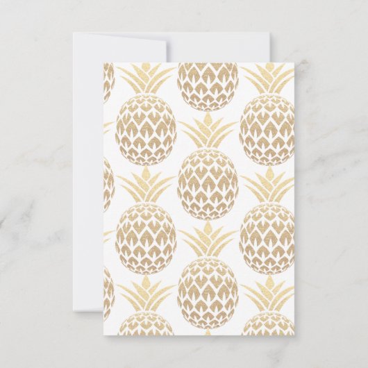 Party wie ein Ananas-Junggeselinnen-Abschied Einladung (Rückseite)