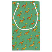 Party wie ein Dinosaurier Gefallen/Geschenktasche Kleine Geschenktüte (Rückseite)