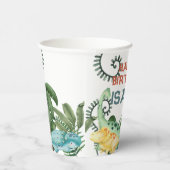 Party wie ein Dinosaurier zum Geburtstag Pappbecher (Rechts)