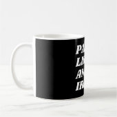 Party wie ein Irin Kaffeetasse (Links)