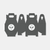 Party wie ein Panda leuchtend bunt Geburtstag Geschenkschachtel (Ungefaltet)