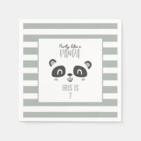 Party wie ein Panda leuchtend bunt Geburtstag