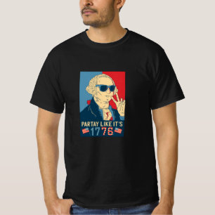 Party wie ein Patriot für Amerikanische Unabhäng T-Shirt