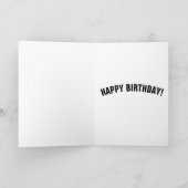 PARTY WIE EIN ROCK STAR GEBURTSTAG Grußkarte Karte (Innenseite)