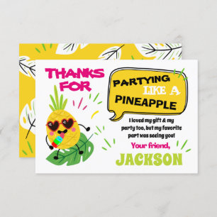 Party wie ein tropischer Ananas Geburtstag Vielen  Einladung