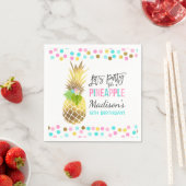 Party wie eine Ananas Geburtstagsparty Napkin Serviette (Beispiel)