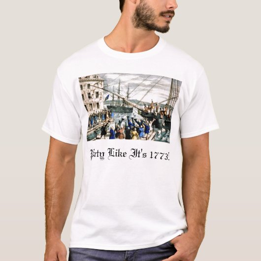 Party wie es ist 1773! T-Shirt (Vorderseite)