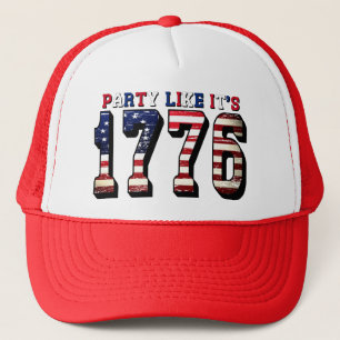 Party wie es ist 1776 4. von Juli-Hut Truckerkappe