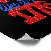 Party, wie es ist 1776 Funny Zitat Poster (Ecke)