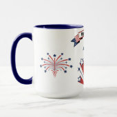 "Party, wie es ist 1776!" Kaffee/Tee Tasse (Links)
