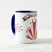 "Party, wie es ist 1776!" Kaffee/Tee Tasse (Vorderseite Links)