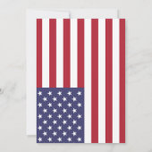 Party wie es ist 1776 - U.S. Flag Memorial Day GRI Einladung (Rückseite)