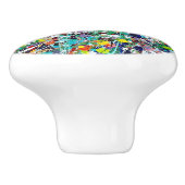 Party Wie es ist 1999 Keramik Pull Keramikknauf (Seitenansicht)