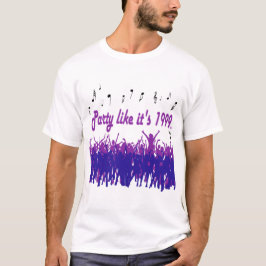 Party wie es ist 1999® - T - Shirt - lila PET DES