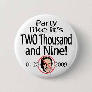 Party wie es ist Knopf 2009 Button