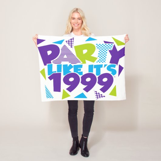 Party wie es ist umfassendes 1999®™ - Entwurf 01 Fleecedecke (Beispiel)