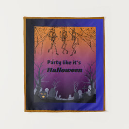 Party wie Halloween-Tapestry Wandteppich