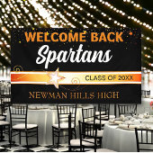 Party! Wiedersehen-Banner für die Welcome Back Cla Banner